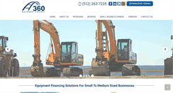 Desktop Screenshot of 360equipmentfinance.com